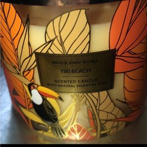 Bath and Bodyworks Tiki Beach three wick candle